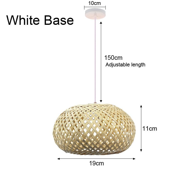 Handmade Natural Bamboo Chandelier